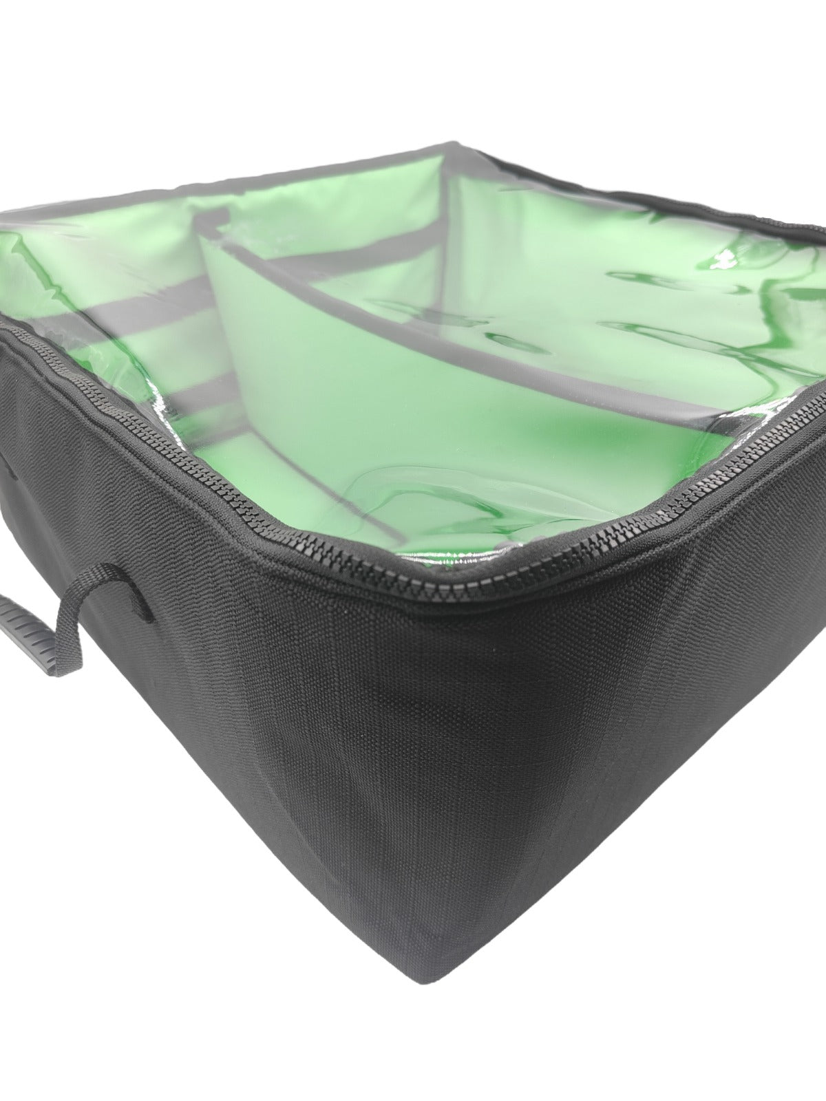 Clear Top Canvas Storage Bag - Large