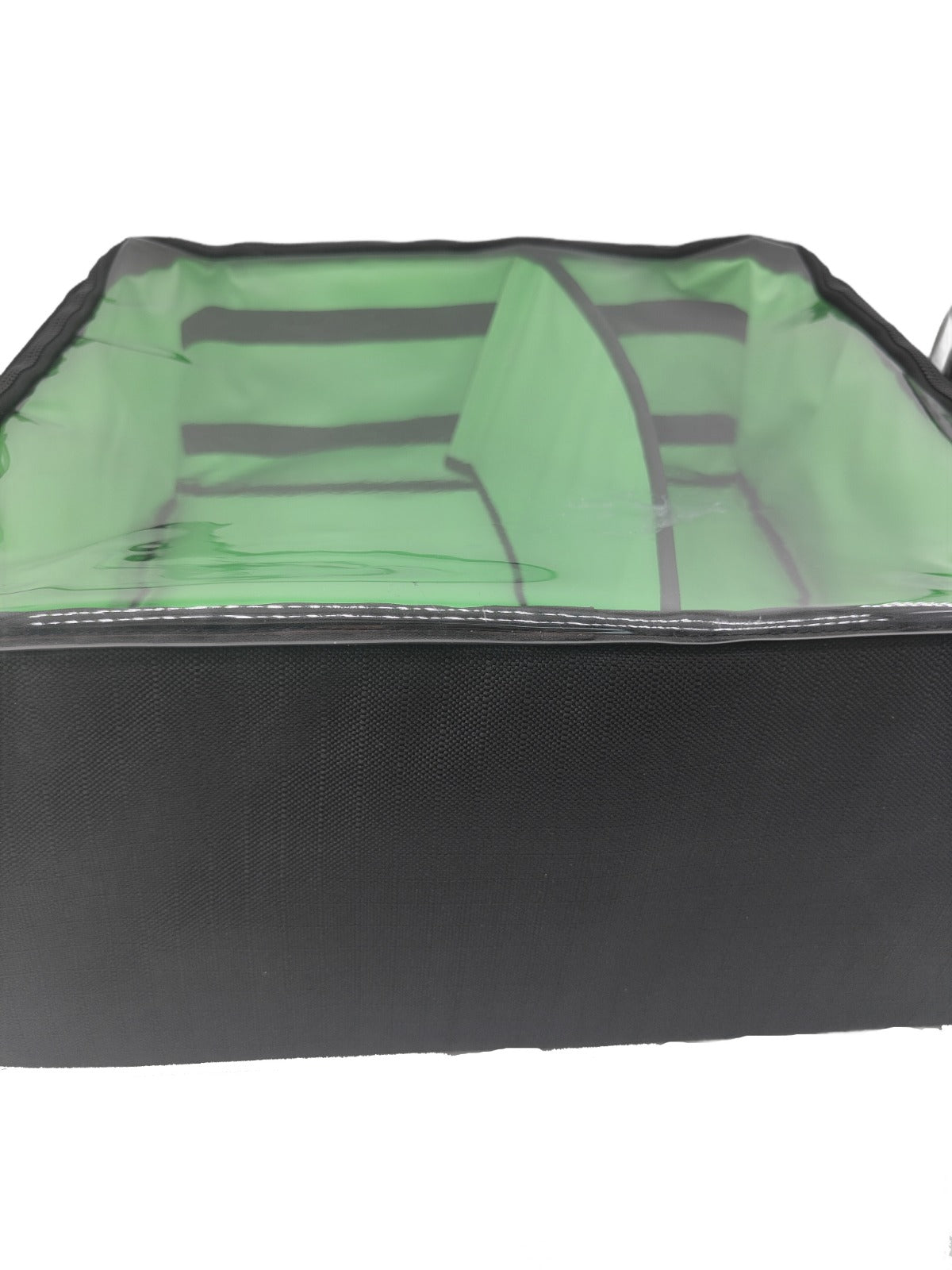 Clear Top Canvas Storage Bag - Large