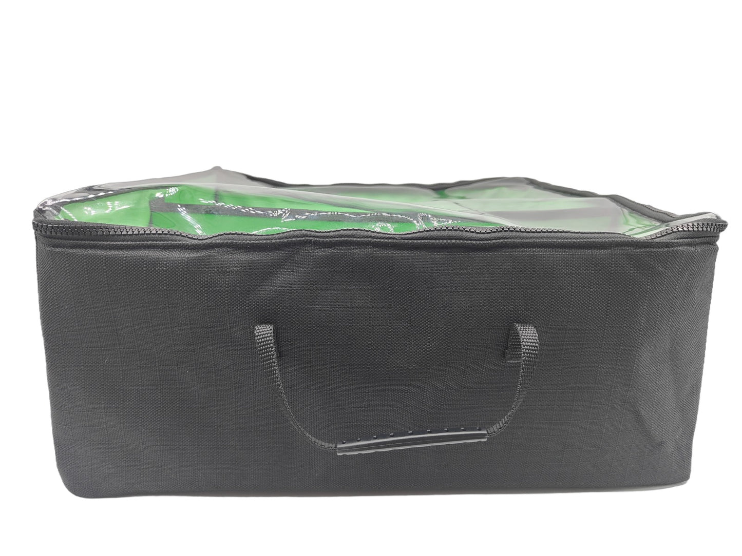 Clear Top Canvas Storage Bag - Large
